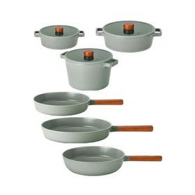 Neoflam Fika Gri 9 Parça Tencere Seti