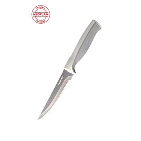 Neoflam Fika Tırtıklı 11 cm Gri Steak Bıçağı