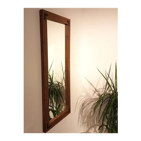 Neostill 50x110 cm Ceviz Ahşap Boy Aynası