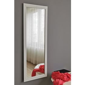 Neostill A201 40x105 cm Beyaz Çerçeveli Dekoratif Boy Ayna