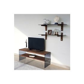 Neostill TV102 Masif Ahşap Woodn Glass Tv Ünitesi