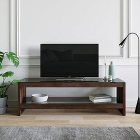 Neostill TV300 Pisagor Ahşap ve Temperli Cam Tv Sehpası