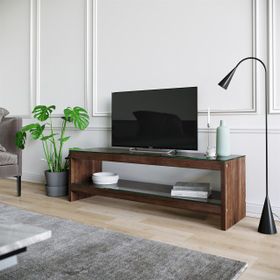 Neostill TV300 Pisagor Ahşap ve Temperli Cam Tv Sehpası