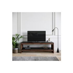 Neostill TV301 Ahşap Füme Pisagor Temperli Cam Tv Sehpası
