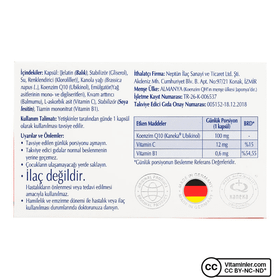 Neptune Koenzim QH 100 mg 30 Kapsül