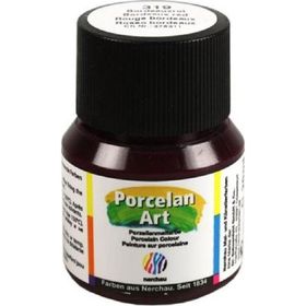 Nerchau 319 Kırmızı Porselen Boyası 20 ml Bordeaux