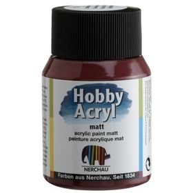 Nerchau Matt Bordeaux Kırmızı 59 ml Hobby Akrilik