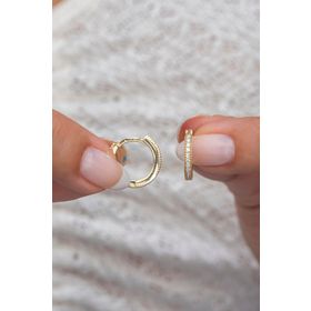 Nereze 925 Ayar 15 mm Tamtur Halka Kadın Gümüş Küpe