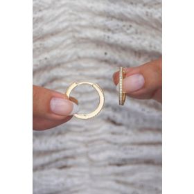 Nereze 925 Ayar 20 mm Tamtur Halka Kadın Gümüş Küpe