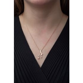 Nereze 925 Ayar Anne Çocuk Kadın Gümüş Kolye