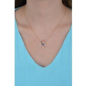Nereze 925 Ayar Anne Çocuk Kadın Gümüş Kolye