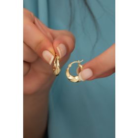 Nereze 925 Ayar Burgu Model Şarnel Kadın Gümüş Küpe