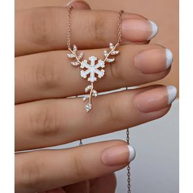 Nereze 925 Ayar Gümüş Daldaki Kartanesi Kolye
