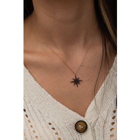 Nereze 925 Ayar Kutup Yıldızı Kadın Gümüş Kolye