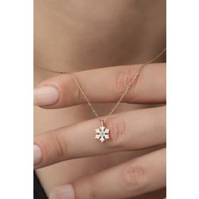 Nereze 925 Ayar Minimal Kartanesi Kadın Gümüş Kolye