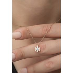Nereze 925 Ayar Minimal Kartanesi Kadın Gümüş Kolye