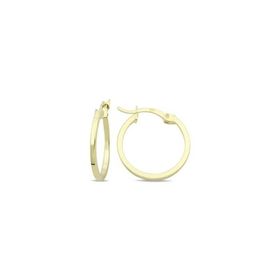 Nereze NRZ998630 925 Ayar Gümüş Gold 15 mm Tamtur Halka Küpe