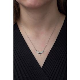 Nereze TRDYL908 925 Ayar Peri Kolye Kadın Gümüş Kolye