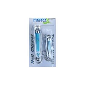 Nerox Renkli 2'li Set Büyük ve Küçük Tırnak Makası