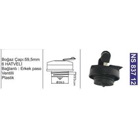 Nesan NS83712 Depo Kapağı