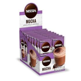 Nescafe 17 gr Mocha Çikolatalı ve Köpüklü Çözünebilir Kahve Karışımı (9 adet)