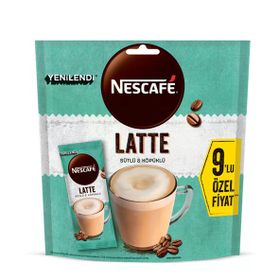 Nescafe 9 Adet Latte Kahve