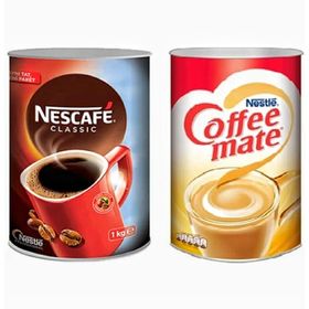 Nescafe Classic 1 kg Teneke Kahve+ Nestle Coffee Mate 2 kg Kahve Kreması