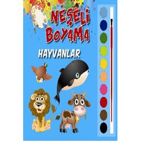 Neşeli Boyama Hayvanlar - Parıltı Yayınları