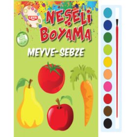 Neşeli Boyama - Meyve Sebze - Ahmet Altay