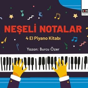 Neşeli Notalar - 4 El Piyano Kitabı Eğitim Yayınevi