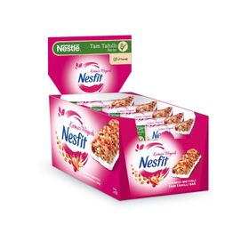 Nesfit 16'lı 23.5 gr Kırmızı Meyveli Tam Tahıl Bar