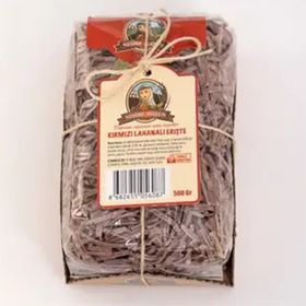 Nesibe Hatun El Yapımı 500 gr Kırmızı Lahanalı Erişte
