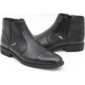 Nesil Shoes THRTRK 2302-1 Siyah Hakiki Deri Kauçuk Taban Erkek Bot