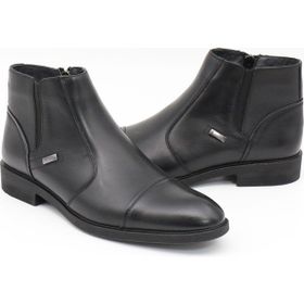 Nesil Shoes THRTRK 2302-1 Siyah Hakiki Deri Kauçuk Taban Erkek Bot