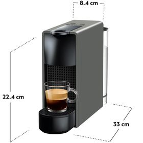 Nespresso Essenza Mini C35 Grey Bundle Kahve Makinesi