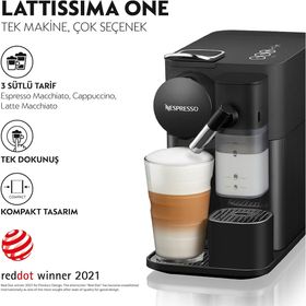 Nespresso F121 Lattissima One Black Kahve Makinesi