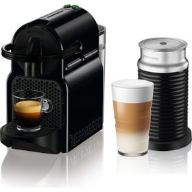 Nespresso Inissia D40 Siyah Kapsül Kahve Makinesi + Nespresso Aeroccino 3 Süt Köpürtücü