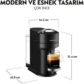 Nespresso Vertuo Next C Premium Black Kapsül Kahve Makinesi