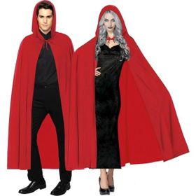 Nessi World 120 cm Kırmızı Renk Kapşonlu Pelerin