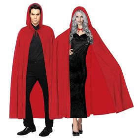 Nessi World 120 cm Kırmızı Renk Kapşonlu Pelerin