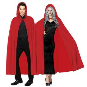 Nessi World 120 cm Kırmızı Renk Kapşonlu Pelerin