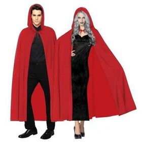 Nessi World 120 cm Kırmızı Renk Kapşonlu Pelerin