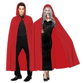 Nessi World 120 cm Kırmızı Renk Kapşonlu Pelerin