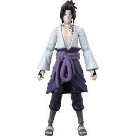 Nessi World 16 cm Bandai Anime Heroes Naruto Sasuke Uchiha Figür ve Aksesuar Seti