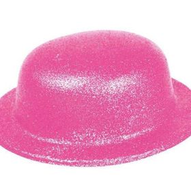Nessi World 24x26 cm Pembe Renk Simli Melon Yuvarlak Parti Şapkası