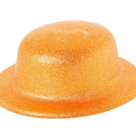 Nessi World 24x26 cm Turuncu Renk Simli Melon Yuvarlak Parti Şapkası