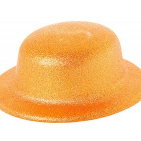 Nessi World 24x26 cm Turuncu Renk Simli Melon Yuvarlak Parti Şapkası