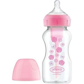 Nessi World 270 ml Pembe PP Geniş Ağız Options Biberon