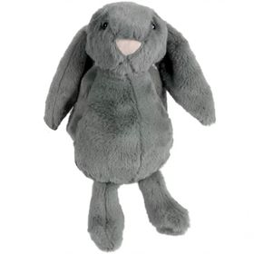 Nessi World 34 cm Uyku Arkadaşı Gri Peluş Tavşan