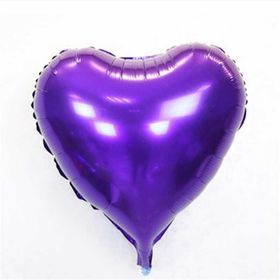 Nessi World 45 cm 18 inç Kalp Mor Folyo Balon